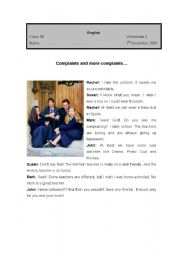 English Worksheet: School uniform