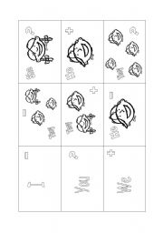 English Worksheet: Game: my, your, his, her, our, your, their -Training