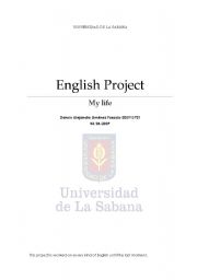 English Worksheet: English Project