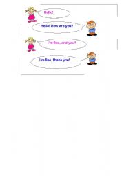 English worksheet: Informal Greetings