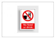 English Worksheet: prohibition signs