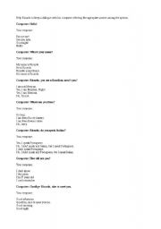 English Worksheet: Measuring the english level of your students
