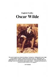 English Worksheet: Oscar Wilde