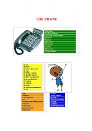 English Worksheet: telephone