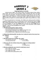 English Worksheet:  delicious  food