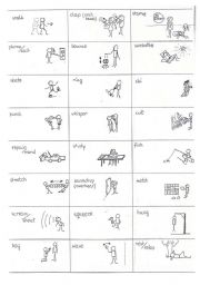 English Worksheet: English Verbs in Pictures - part3 out of 25 - 