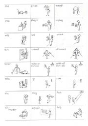 English Worksheet: English Verbs in Pictures - part5 out of 25 - 