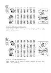 pirate wordsearch