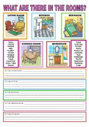 English Worksheet: THERE IS /THERE ARE