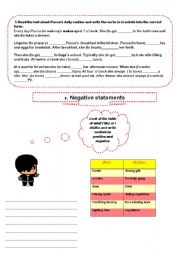 English Worksheet: SIMPLE PRESENT COMPLETE LESSON WITH PUCCA 2/2