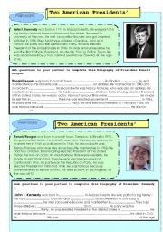 English Worksheet: Pair-work  - simple past