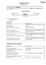 English worksheet: SIMPLE PAST