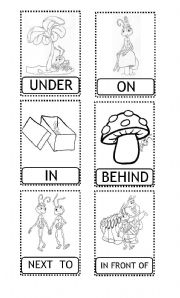 English Worksheet: PREPOSITIONS