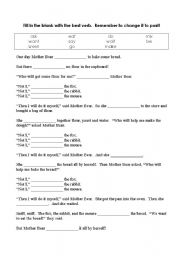 English Worksheet: past tense-grammer