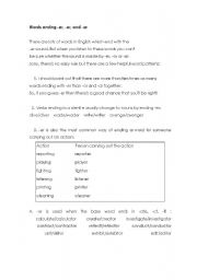 English worksheet: nouns