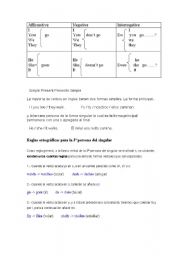 English Worksheet: present simple