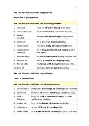 English Worksheet: Gerunds and Infinitives