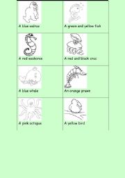 English worksheet: Animals 2