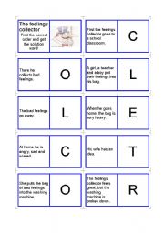 English Worksheet: Feelings collector