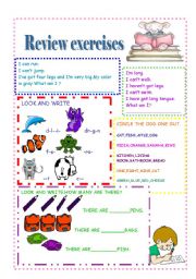 English Worksheet: Review