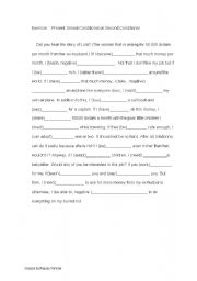 English worksheet: Exercise on 2nd conditional