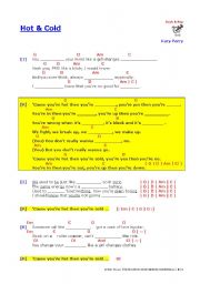 English Worksheet: Hot and cold