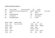 English Worksheet: Classes for a business student