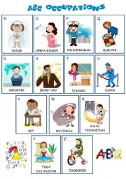 ABC Occupations - N to Z 