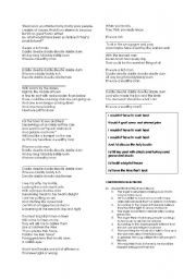 English Worksheet: If I were a rich man - Song on conditionals