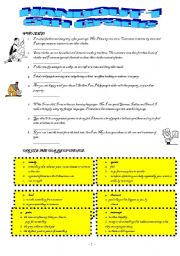 English Worksheet: vocab HO