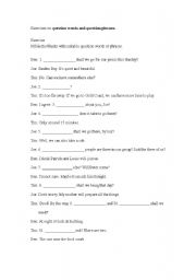 English worksheet: Wh-questions