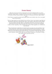 English Worksheet: Easter bunny