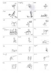English Worksheet: English Verbs in Pictures - part10 out of 25 - 