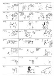 English Worksheet: English Verbs in Pictures - part11 out of 25 - 