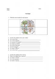 English Worksheet: weather