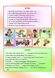 English Worksheet: Personal Pronoun (2)