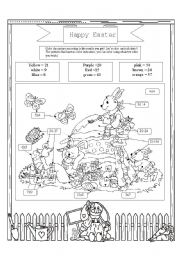 English Worksheet: Easter Fun