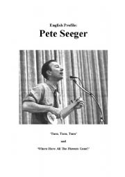 English worksheet: Pete Seeger