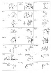 English Verbs in Pictures - part12 out of 25 - 