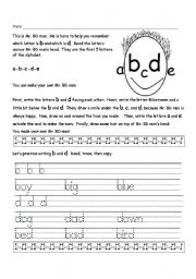 English Worksheet: Mr. BD Man