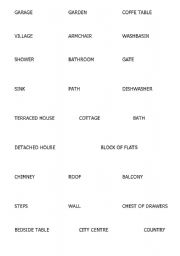 English Worksheet: Pictionary