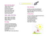 English Worksheet: eASTER SONGS