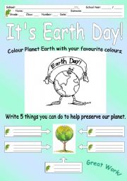 Its Earth Day!