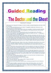 American Folklore Series: GUIDED READING & WRITING + DISCUSSION: GHOST story: COMPREHENSIVE LESSON  (printer-friendly, 5 pages, over 30 TASKS)