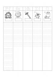 English worksheet: letters -2-