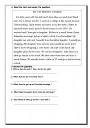 English Worksheet: Present Simple/Countable-Uncountable Nouns Worksheet