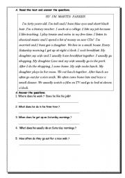 Present Simple/Countable-Uncountable Nouns Worksheet