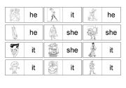 Personal Pronouns Domino