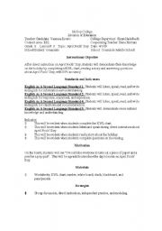 English Worksheet: Lesson Plan on April Fools Day