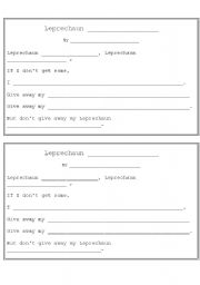 English Worksheet: Leprechaun Stew
